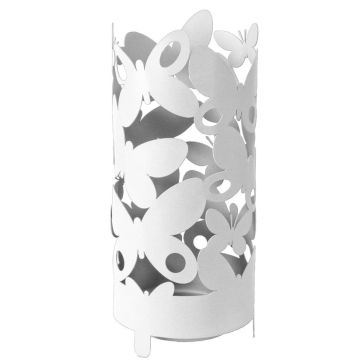 Butterfly, Portaombrelli Bianco 49cm