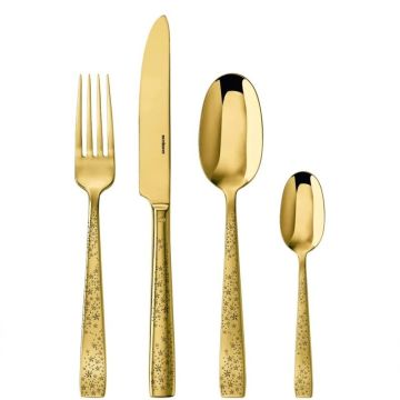 Cometa PVD Gold, Servizio Posate 24 pezzi