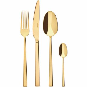 Rock PVD, Servizio Posate 24 pezzi Gold