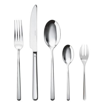 Linear, Servizio Posate Set 30 pezzi Acciaio Mirror