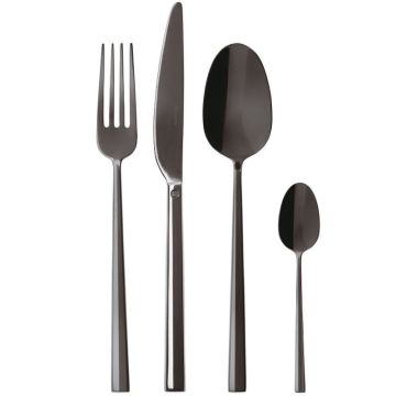 Rock PVD 2Black, Servizio Posate 24 pezzi