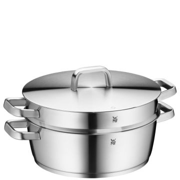 Iconic, Rostiera Tonda 28cm con Vaporiera