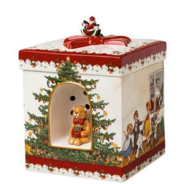 Christmas Toys, Scatola Rettangolare "Bambini" 21,5cm