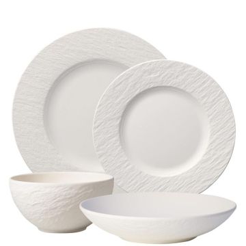 Manufacture Rock Blanc, Servizio Tavola 4 pezzi