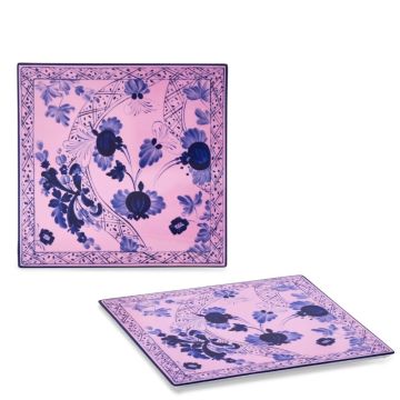 Oriente Italiano, Set 2 Sottopiatti quadrati 30cm