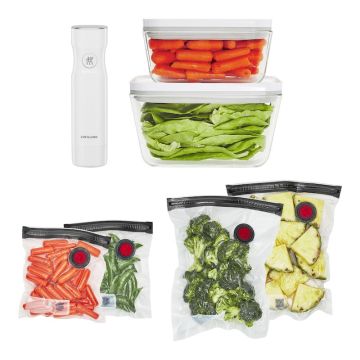 Fresh & Save, Starter Set Sottovuoto Vetro Borosilicato - 7 Pezzi
