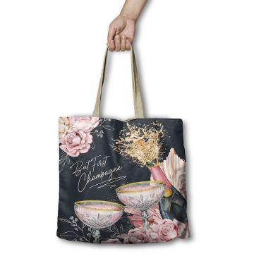 Lisa Pollok, Shopper Champagne Dark Green