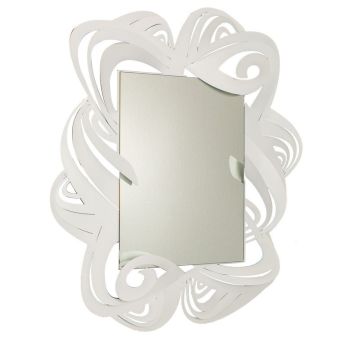 Penelope, Specchio da Parete 100cm Bianco