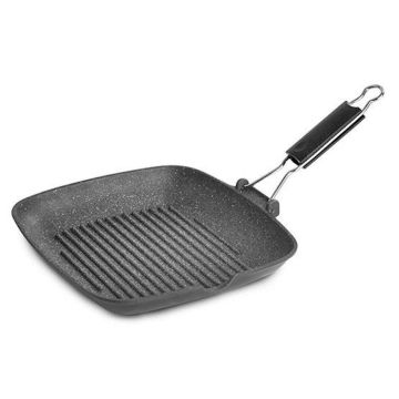 Speciali, Grill Antiaderente 28cm manico pieghevole