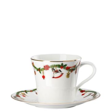 Nora Christmas, Tazza Caffè Espresso con piatto