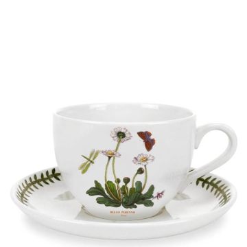 Botanic Garden, Tazza Jumbo con Piatto "Bellis Perennis"