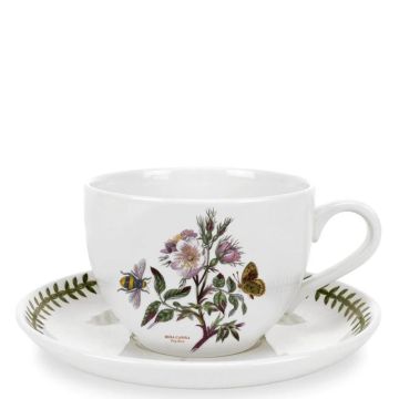 Botanic Garden, Tazza Jumbo con Piatto "Rosa Canina"