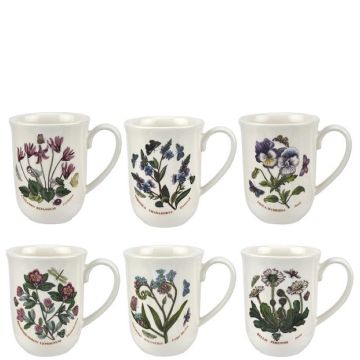 Botanic Garden, 6 Tazze Mug forma Tulipano