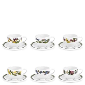 Botanic Garden, 6 Tazze Caffè con piatto