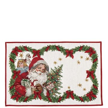 Toy's Fantasy, Tovaglietta Gobelin "Babbo Natale" 48cm