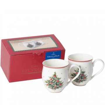 Toy's Delight, 2 Tazze Mug Albero di Natale