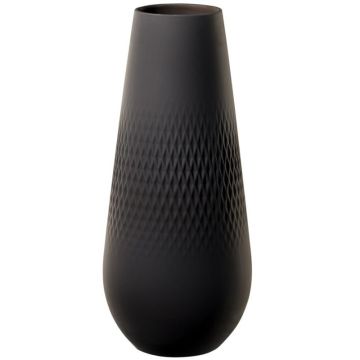Collier Noir, Vaso Carré alto 26cm