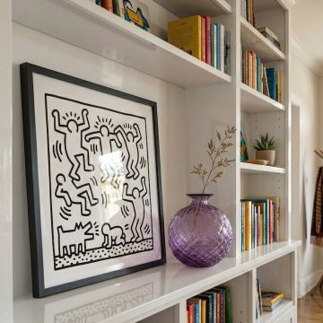 Balloton Monofiore, Vaso Lilla filo Menta