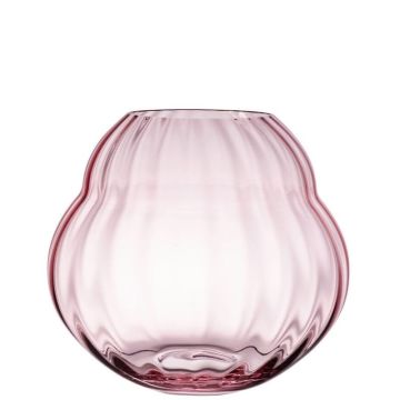 Rose Garden, Vaso Portalume Rosa 17cm