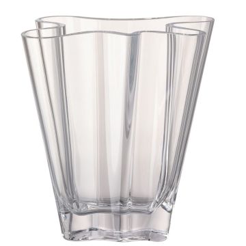 Flux, Vaso in Cristallo 26 cm Trasparente