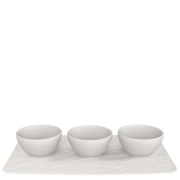 Manufacture Rock, Vassoio con 3 Coppette Dip
