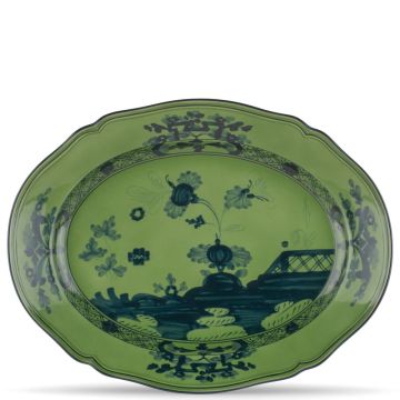 Oriente Italiano, Vassoio Ovale Grande 38,5cm
