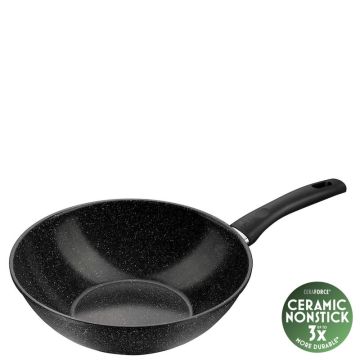Vipiteno, Wok in Antiaderente Ceramicato 28cm
