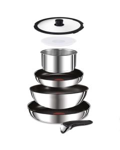 Ingenio Inox, Batteria 7 pezzi Salvaspazio