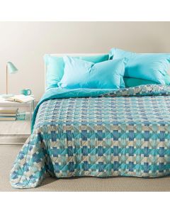 RIVER, Copriletto Trapuntato in Microfibra