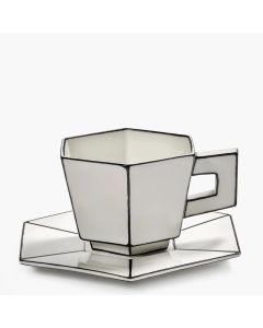 Carte Blanche, Tazza da Cappuccino con Piattino