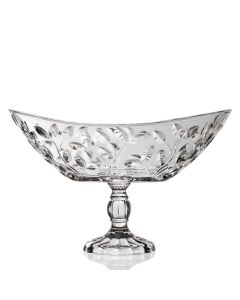 Laurus, Centrotavola Ovale con Piede 23cm