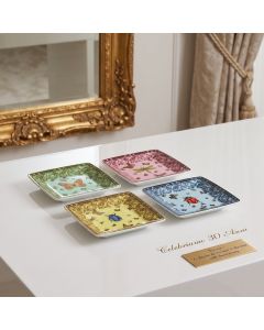 30 Years Le Jardin de Versace, Piatto Quadrato 12cm